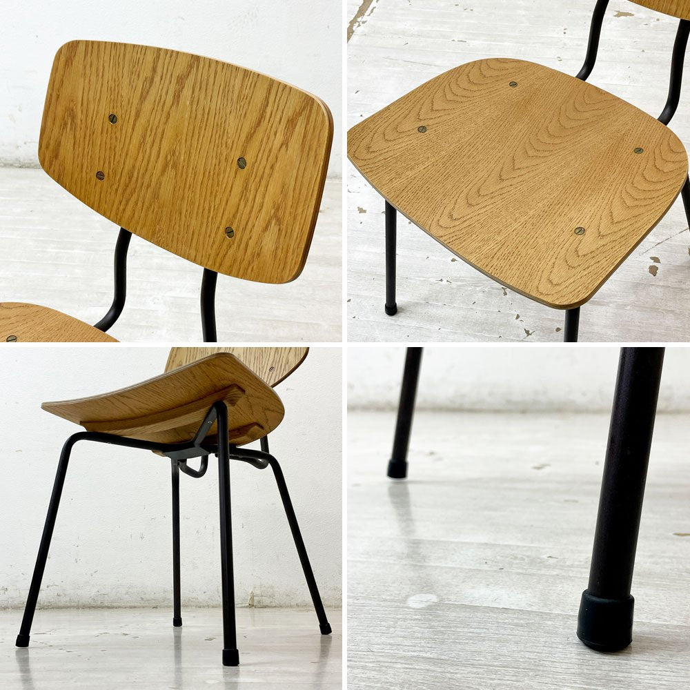 トラックファニチャー TRUCK FURNITURE スット ダイニングチェア SUTTO DINING CHAIR 板座 オーク材 定価：￥ 55,000- B ●