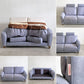 リラックスフォーム RELAX FORM コロンバス COLUMBUS 2.5人掛けソファ W174cm ブルーグレー系 レザーテックス ヘッドレスト付き 関家具 廃番サイズ  〓