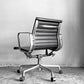 ハーマンミラー Herman Miller イームズアルミナムグループチェア マネージメントチェア アルミバフベース 回転式昇降 5本脚 キャスタータイプ 本革 イームズ ■