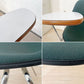 ハーマンミラー Herman Miller サイドシェルチェア セカンド 2nd ビンテージ アプホルスター スクールベース スタッキングベース 肘掛けテーブル付 イームズ ミッドセンチュリー B ★