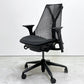 ハーマンミラー HermanMiller セイルチェア SAYL Chair デスクチェア ブラック サスペンションミドルバック アジャスタブルアーム キャスター付 イヴ・ベアール ●