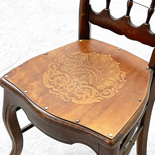 フランス ビンテージ French Vintage ロココスタイル ベントウッドチェア クラシカル 猫脚 カントリー シャビーシック ●