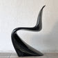 パントンチェア ビンテージ ダイニングチェア ヴェルナーパントン Verner Panton ブラック 1984年製 Horn スペースエイジ 希少 A ◇