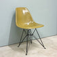 ハーマンミラー Herman Miller サイドシェルチェア セカンド 2nd FRP カーキ エッフェルベース イームズ ビンテージ ◎