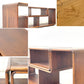 California Design Group GENERATION 80  2ピース モジュラー シェルフ ウォールナット Lou Hodges USビンテージ ミッドセンチュリー ●