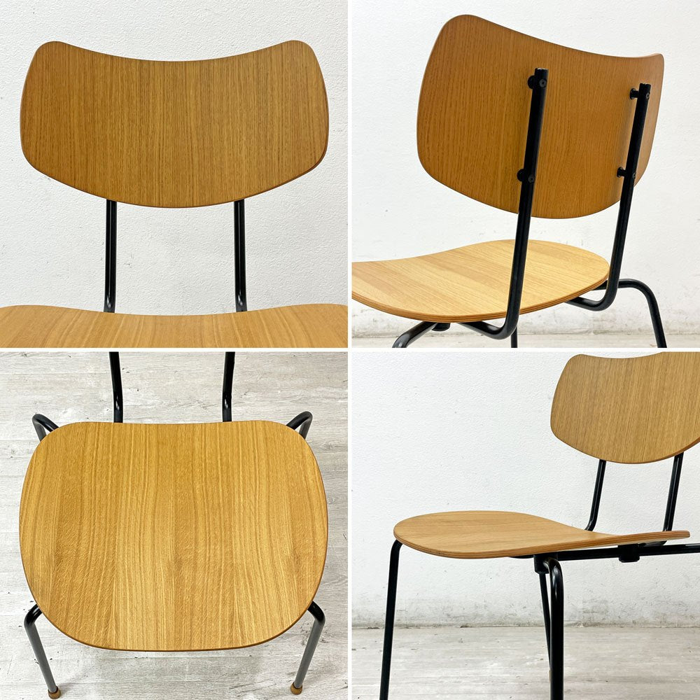 カールハンセン＆サン Carl Hansen & Son VLA26T Vegaチェア スタッキングチェア オーク材 ブラックスチール オイルフィニッシュ A ●