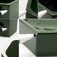 ヴィトラ Vitra ヘキサゴナルコンテナ Hexagonal Containers 3set 小物入れ 収納 ダークグリーン ジャスパー・モリソン ●