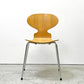 フリッツハンセン Fritz Hansen アントチェア 4本脚 ナチュラルビーチ ラッカー アルネ・ヤコブセン 北欧家具 L ●
