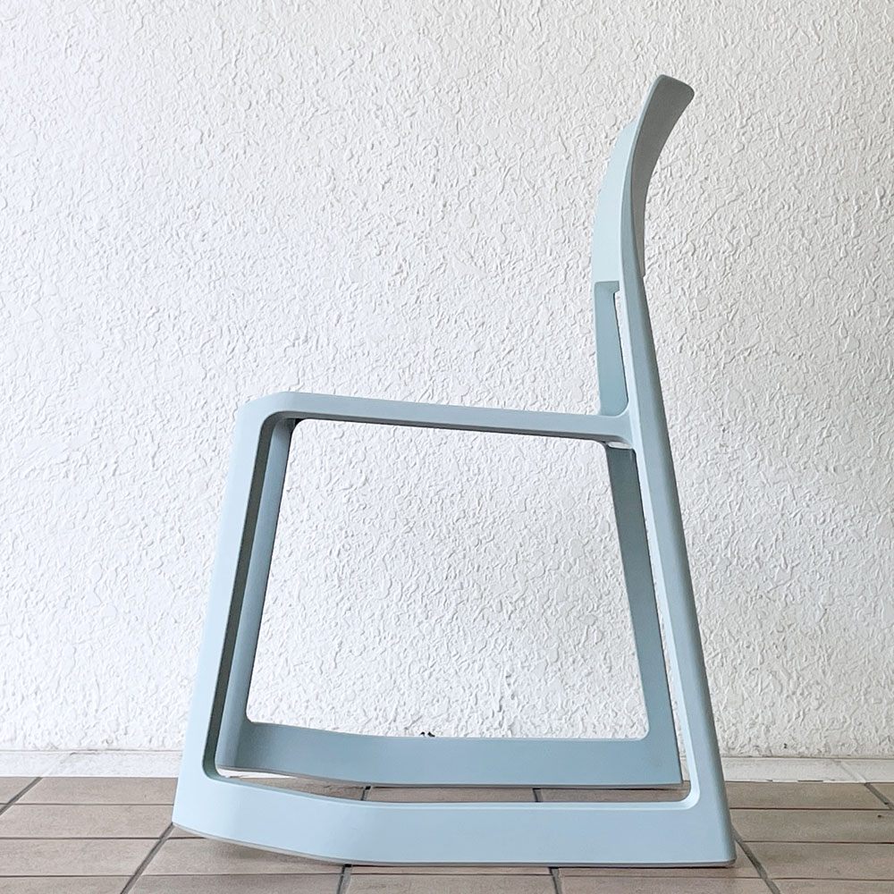 ヴィトラ Vitra ティプトン Tip Ton ワークチェア ダイニングチェア デスクチェア アイスグレー スタッキング チルト機能 定価￥42,900- C ◇