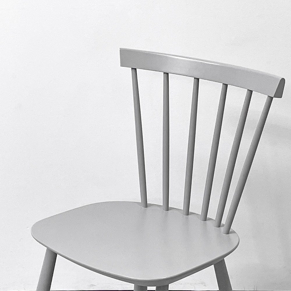 エフディービーモブラー FDB Mobler J46 ダイニングチェア スピンドルバック ウィンザーチェア ビーチ材 グレー ポール・M・ボルター Poul M. Volther 北欧 デンマーク 定価￥49,800- ●