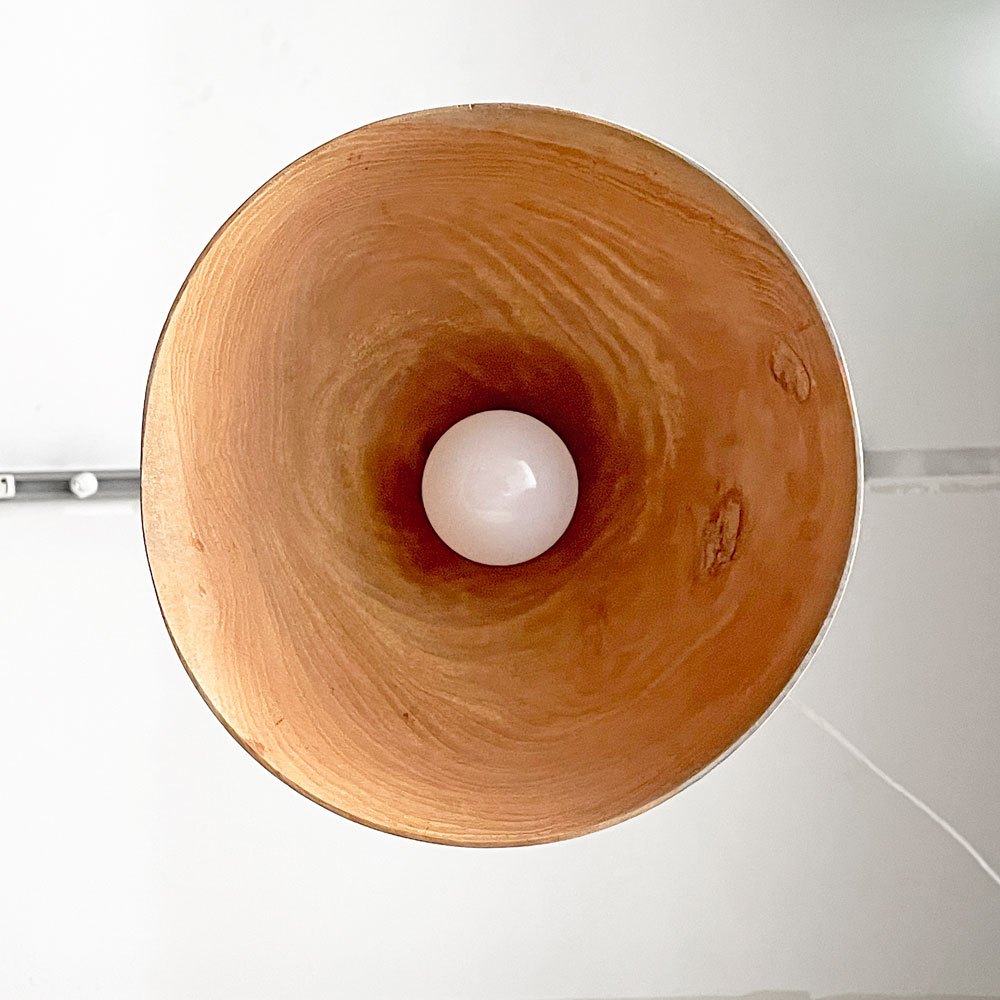 ダリールズ Dareels コーンウッドハンギングランプ CONE WOOD HANGING LAMP チーク古材×スチール ペンダントライト 円錐 ■