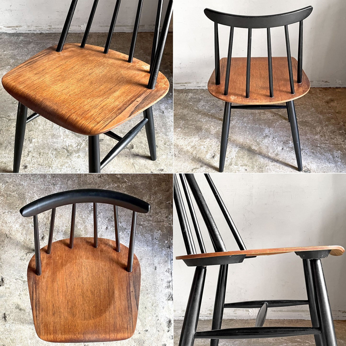 アスコ ASKO ファネットチェア Fanett chair イルマリ・タピオヴァーラ ダイニングチェア チーク材 50～60年代 フィンランド製 北欧ビンテージ 名作 ■