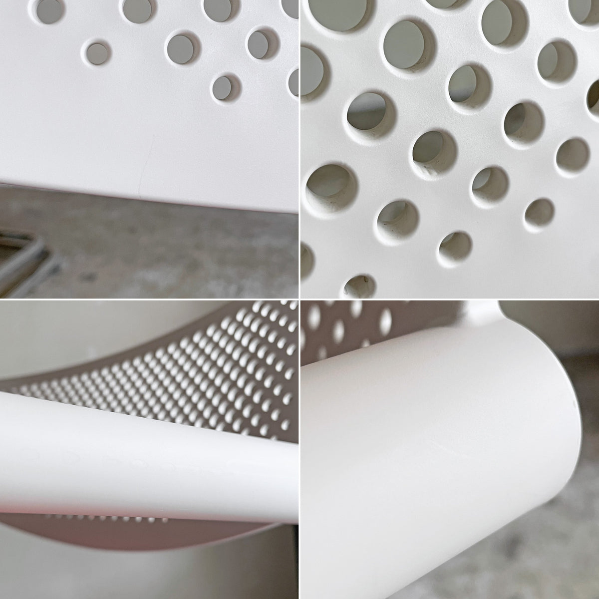 ヴィトラ vitra ビザビ2 Visavis2 アームチェア デスクチェア ホワイト/レッド系 カンティレバー スタッキング可能 アントニオ・チッテリオ B ■