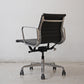 ハーマンミラー Herman Miller イームズアルミナムグループチェア マネージメントチェア アルミバフベース ガス圧昇降仕様 5本脚 キャスタータイプ 本革 イームズ E ●