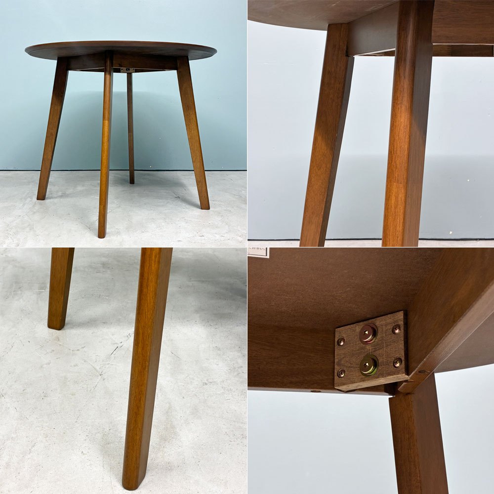 ロウヤ LOWYA コープテーブル Koup table ラウンド カフェテーブル ダイニングテーブル Φ90cm ◎