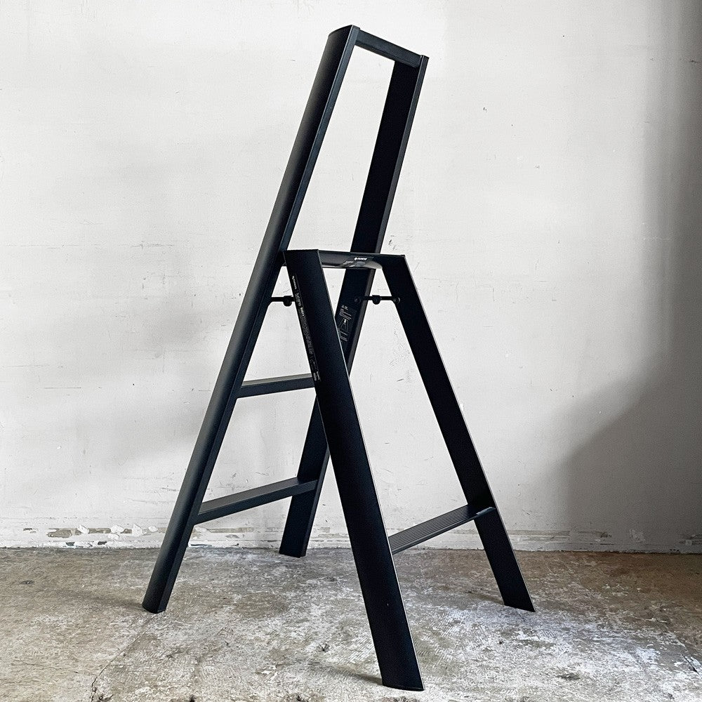 ルカーノ LUCANO ステップスツール Step stool 3ステップ 3-STEP 脚立 踏み台 ブラック 定価￥24,200- ■