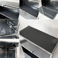 ユーエスエムハラー USMハラー USM Haller モジュラーファニチャー キャビネット シェルフ 1列3段 ドロップダウンドア フリップアップドア グラファイトブラック 鍵付 スイス 定価267,322- ★