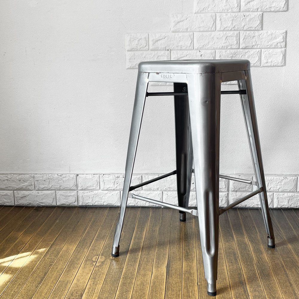 トリックス TOLIX Hスツール H-STOOL H75 ロースチール フランス インダストリアルスタイル カフェスタイル ◎