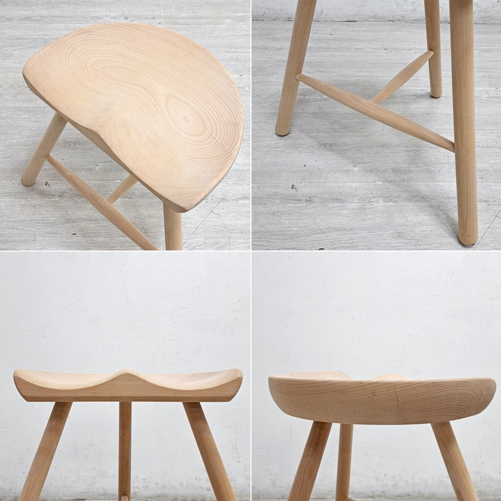 ワーナー Werner シューメーカーチェア Shoemaker Chair NO.49 スツール ビーチ材 ラーズ・ワーナー デンマーク 北欧家具 ●
