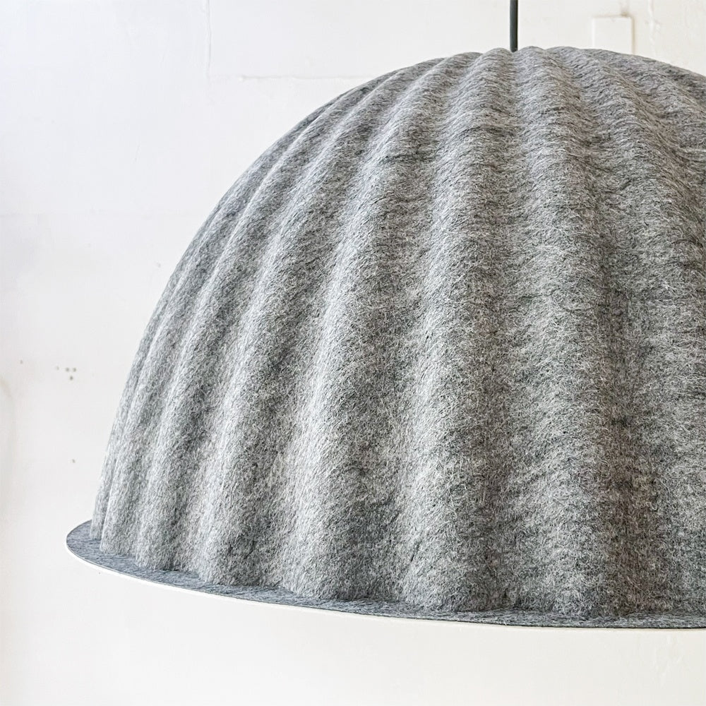 ムート Muuto アンダーザベル UnderThe Bell ペンダントライト グレー Φ55cm リサイクルプラスチックフェルト 北欧照明 デンマーク 美品 参考定価¥146,300- ★