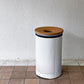 ブラバンシア Brabantia ランドリービン ランドリーボックス 60L スチール×コルク ホワイト モダンデザイン 定価￥21,030- ◇