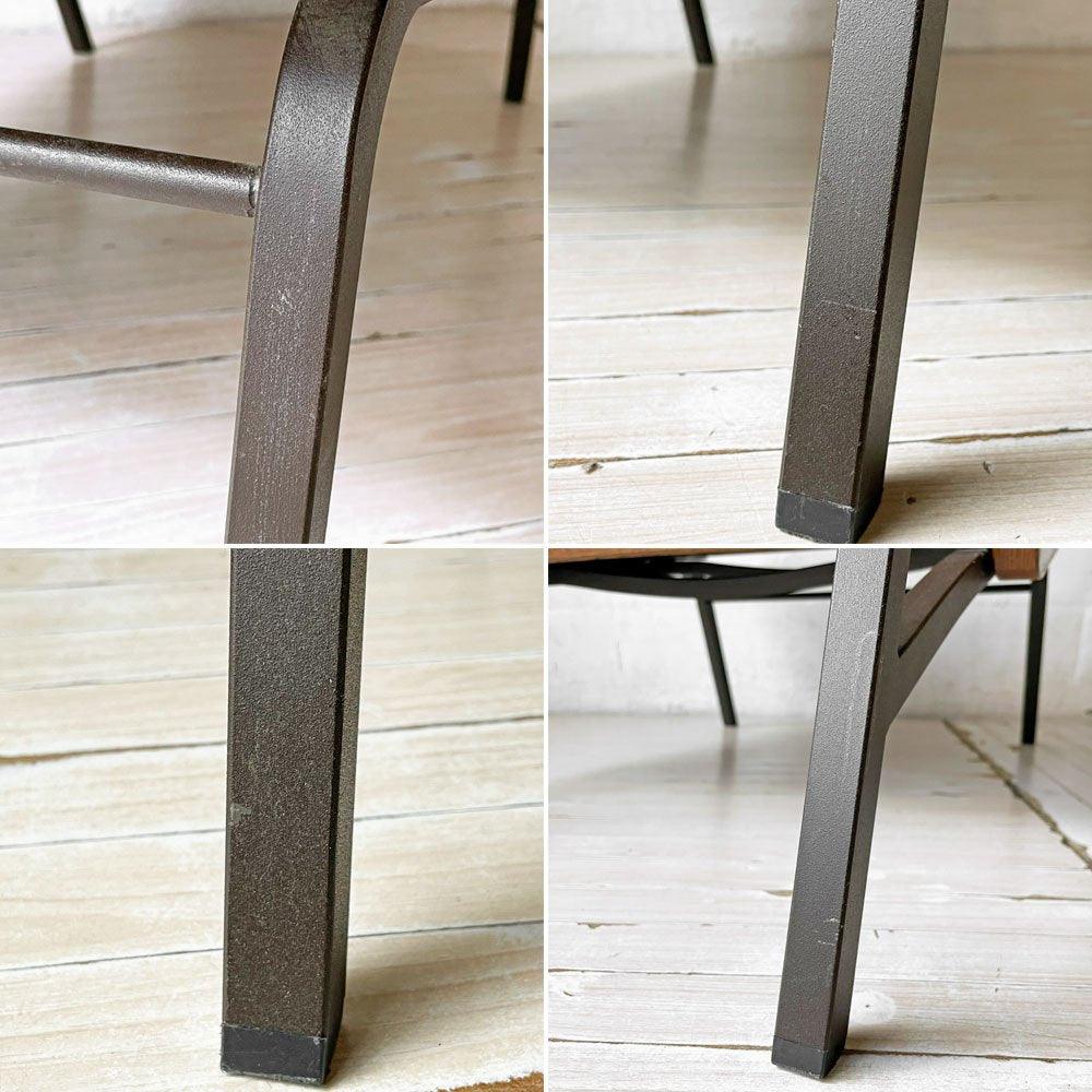 トラックファニチャー TRUCK FURNITURE ブーメランチェア BOOMERANG ナラ無垢材×スチール 1人掛けソファ 参考定価約14万円 ★