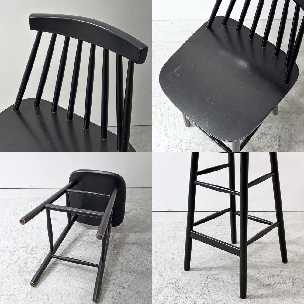 コペンハーゲン バースツール Copenhagen Bar Stool カウンターチェア ハイチェア スピンドルバックレスト ●