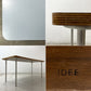 イデー IDEE バリエーションテーブル VARIATION TABLE ダイニングテーブル ワークテーブル ラミネート天板 ライトブルー スチール 希少 廃番 B ●