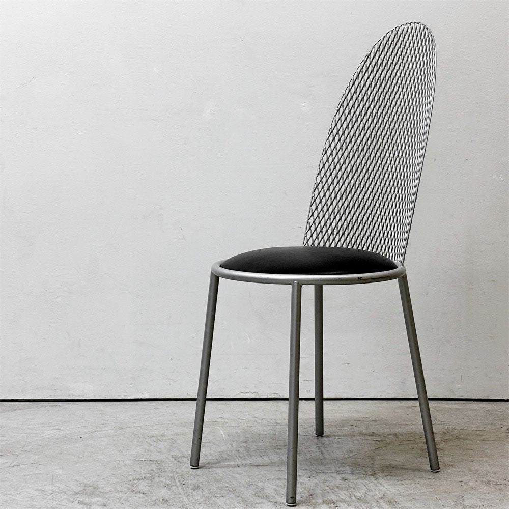 カッシーナ Cassina Interdecor ハル2チェア HAL2 クッションシート エキスパンテッドメタル 倉俣史朗 1987年 ポストモダン ビンテージ 希少 ●
