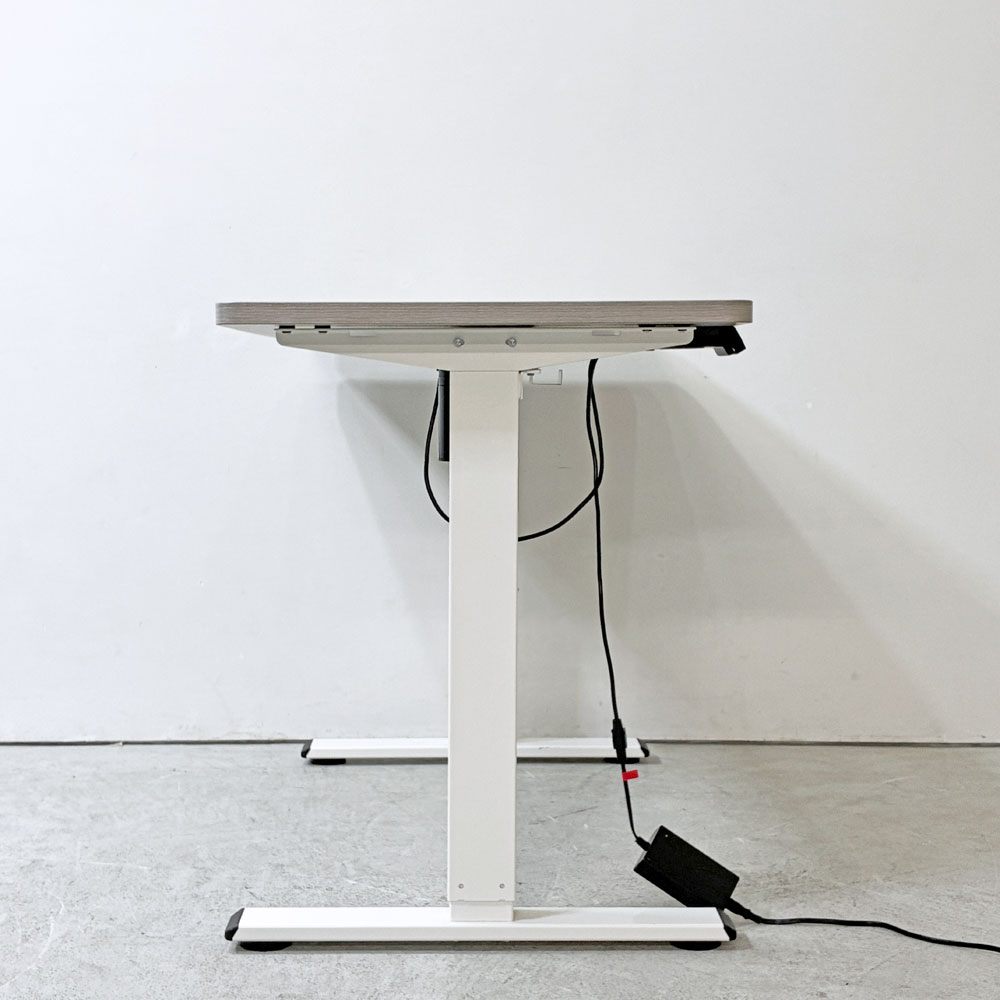 フレキシスポット Flexispot 電動式昇降デスク EF1 ワークデスク 学習机 スタンディングデスク ホワイトウッド×ホワイト W120cm ●