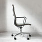 ハーマンミラー Herman Miller アルミナムグループ エグゼクティブチェア 50周年記念 ハイバック レザーシート 本革 ブラウン 5本脚 C&Rイームズ ミッドセンチュリー 希少 ★