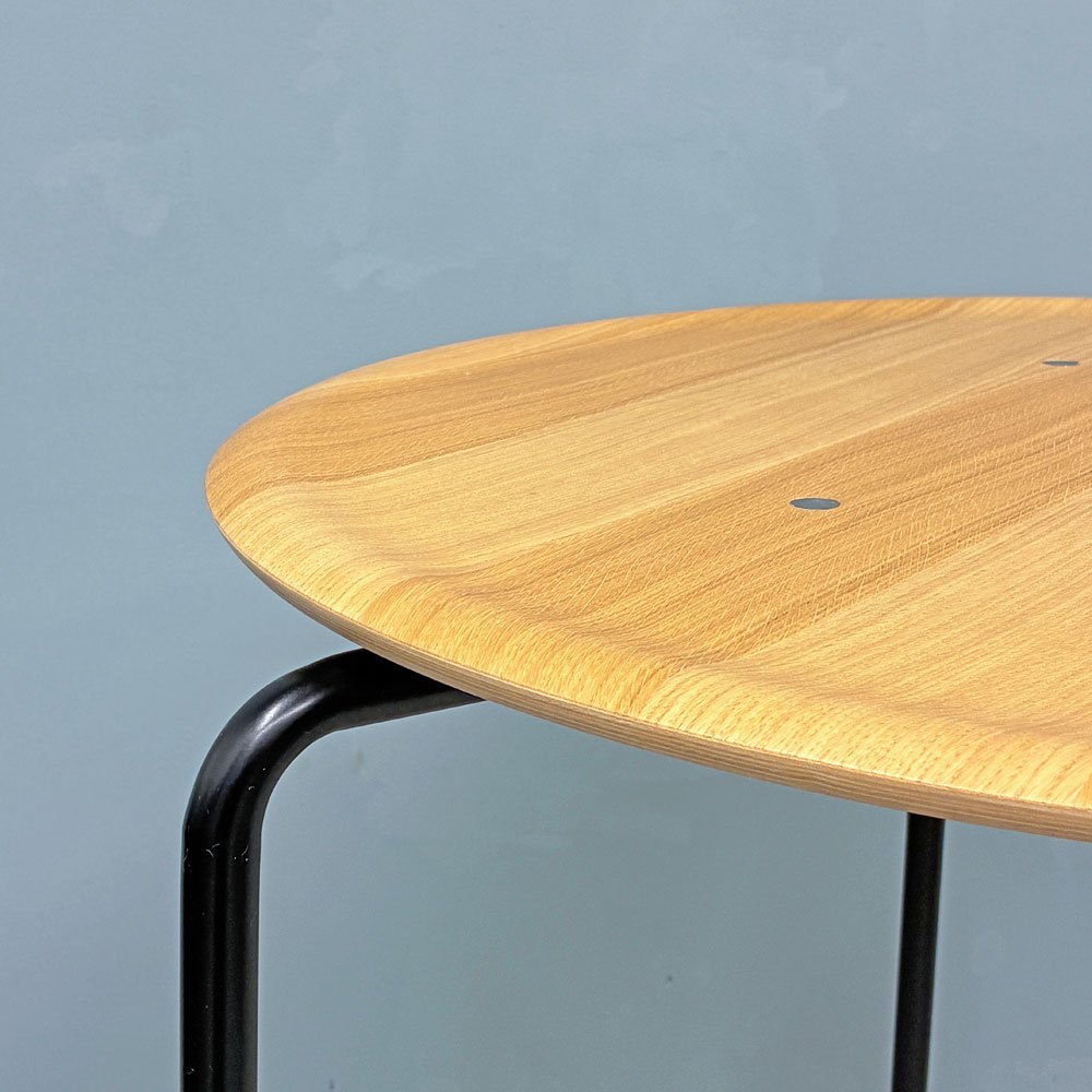 エンゲルブレヒト Engelbrechts ケヴィ KEVI 2010 ダイニングテーブル オーク材 プライウッド カフェテーブル 70cm 未使用品 ◎
