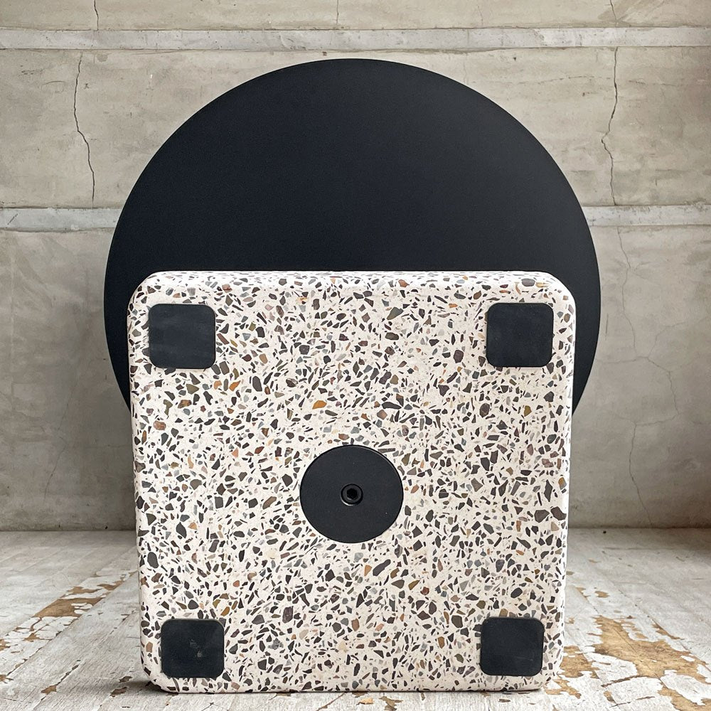 ヘイ HAY テラゾー TERRAZZO TABLE ラウンドテーブル カフェテーブル アンスラサイト 人工大理石 デンマーク 北欧家具 ♪