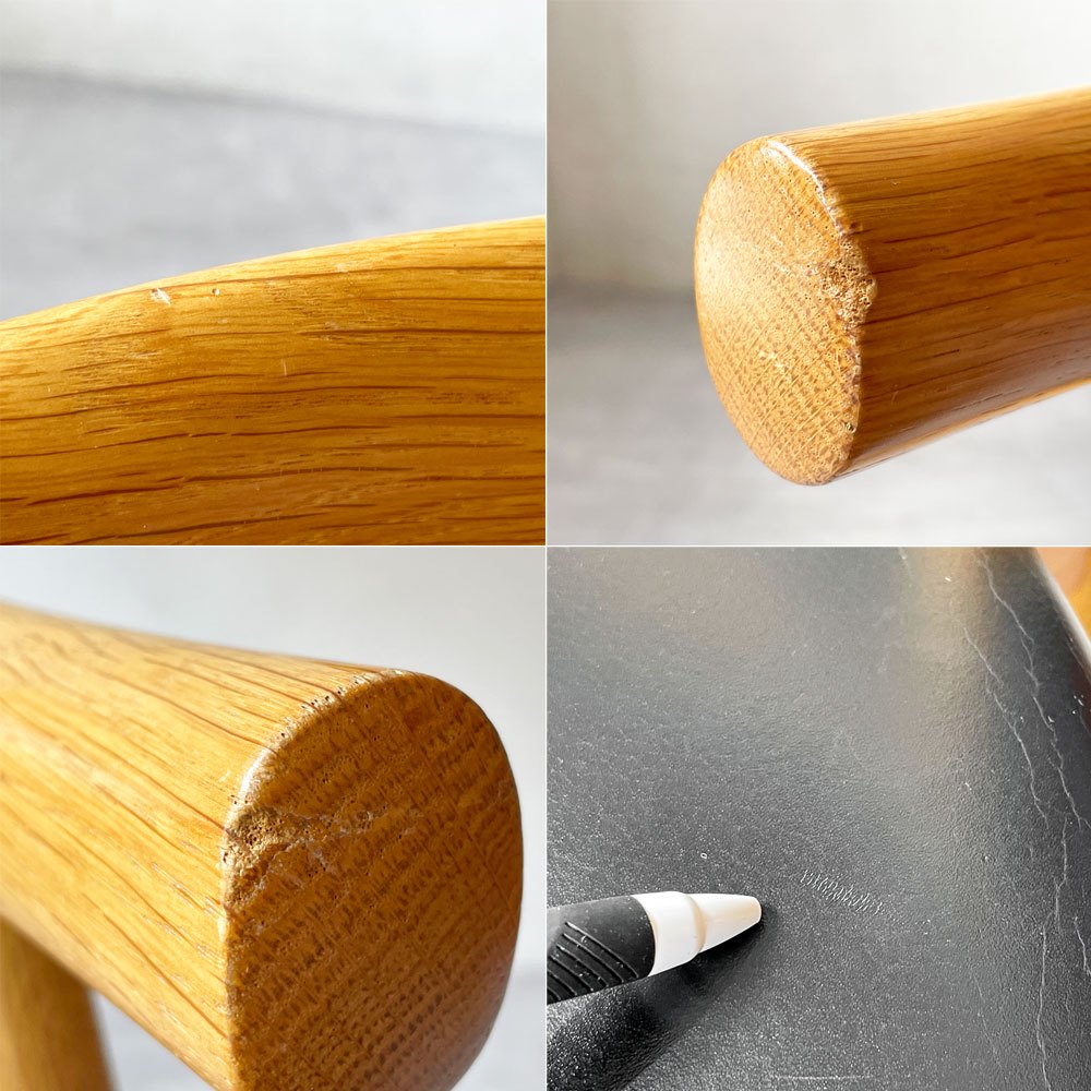 カールハンセン＆サン Carl Hansen & Son CH20 エルボーチェア ダイニングチェア オーク材 レザー 本革 ハンス・J・ウェグナー ★