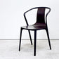ヴィトラ Vitra ベルヴィルチェア Belleville Chair アームチェア ダイニングチェア スタッキングチェア オーク材 ダークブラウン系カラー ロナン & エルワン・ブルレック B ●