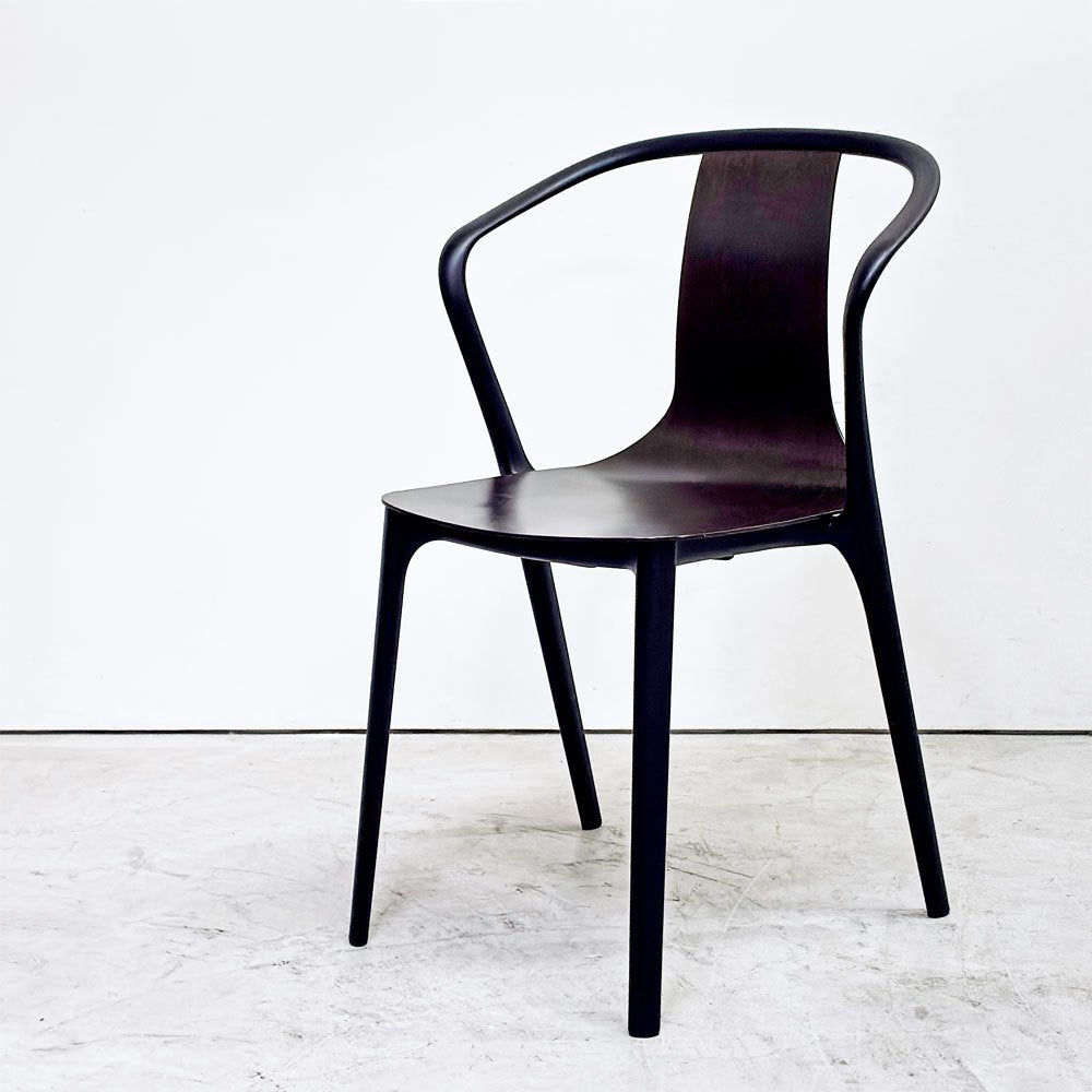 ヴィトラ Vitra ベルヴィルチェア Belleville Chair アームチェア ダイニングチェア スタッキングチェア オーク材 ダークブラウン系カラー ロナン & エルワン・ブルレック B ●