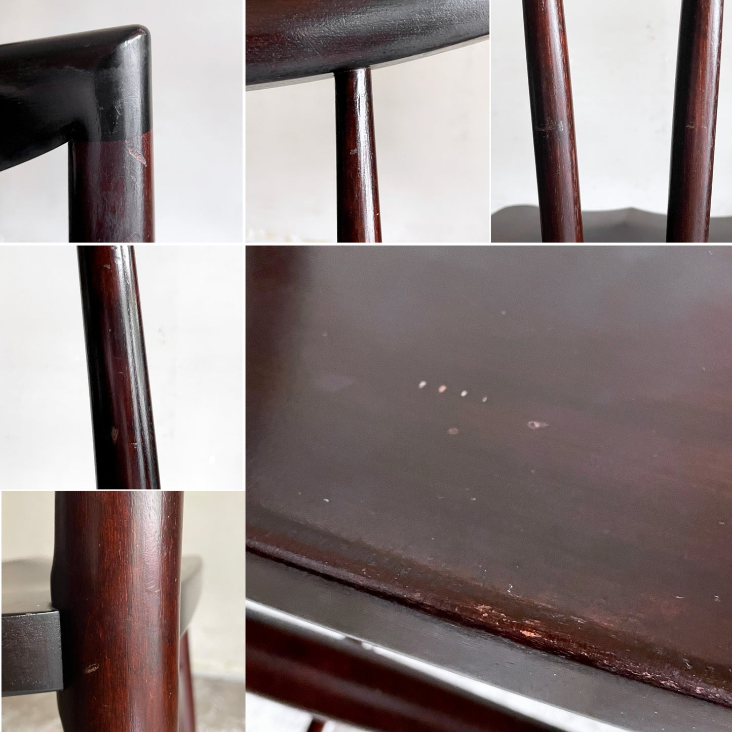 松本民芸家具 220F型 チェア Finnish style Chair ダイニングチェア ミズメザクラ材 民藝家具 和モダン 定価￥148,500- A ■