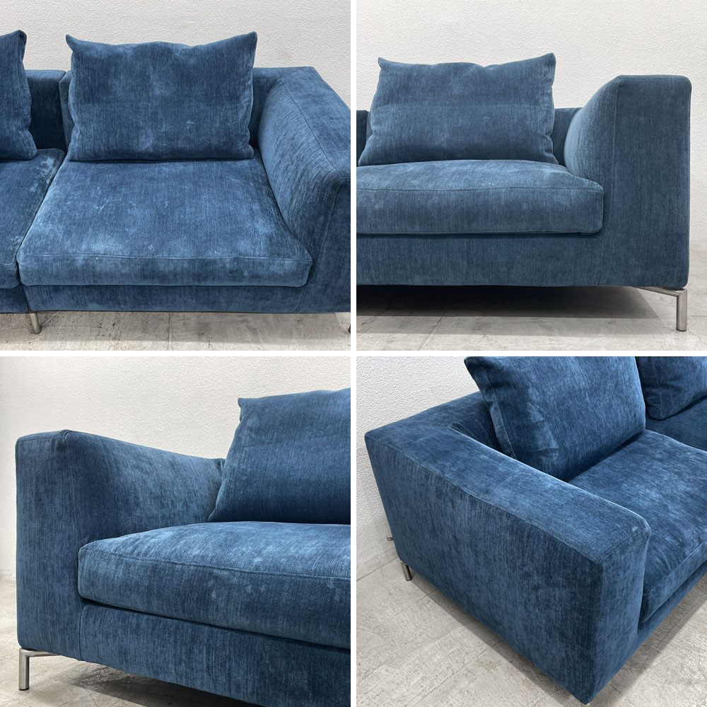 アイラーセン eilersen サバンナ SAVANNA システムソファ W120エンドソファ×2 ファブリック 2Pモジュール 北欧デンマーク 定価：90万円以上 ACTUS 取扱い 北欧家具 デンマーク〓
