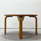オフィー offi オッフィー USA チョークテーブル Chlak Table 黒板 ブラックリノリウム Φ76cm キッズテーブル エリック・ファイファー Eric Pfeiffer 廃番希少 ●