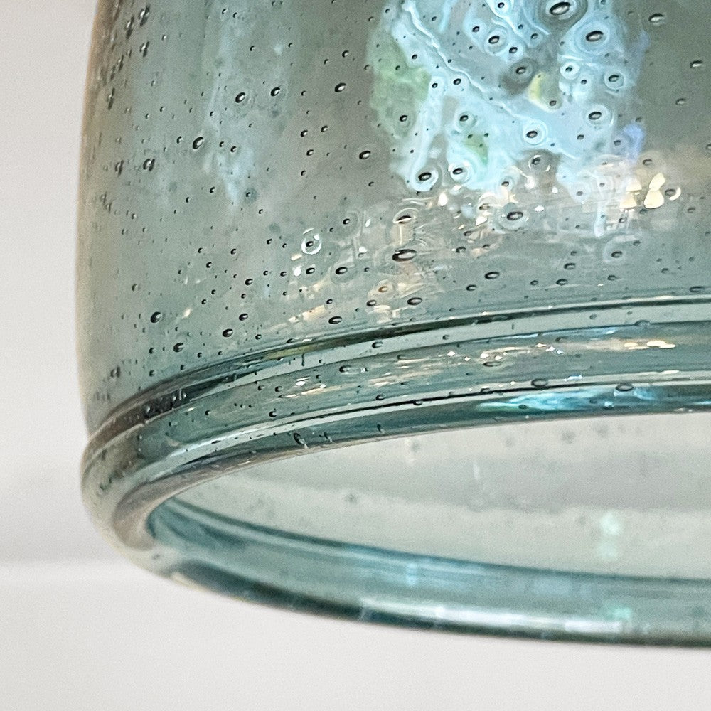 スタジオプレパ Studio Prepa リボーンガラスランプ Reborn glass Lamp ペンダントライト ブルー 再生ガラス  ■