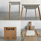 カルテル Kartell ミストラップ MISS TRAP ダイニングテーブル スクエア W80cm ビーチ材 外箱付 フィリップ・スタルク 廃番 A 〓