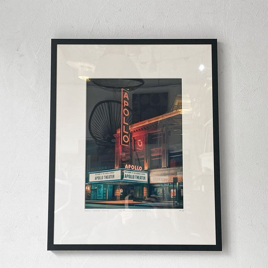 YellowKorner THE APOLLO THEATER HARLEM ポスター  フランク・ボボ Franck Bohbot  額装付き アクリル エディション有り ★