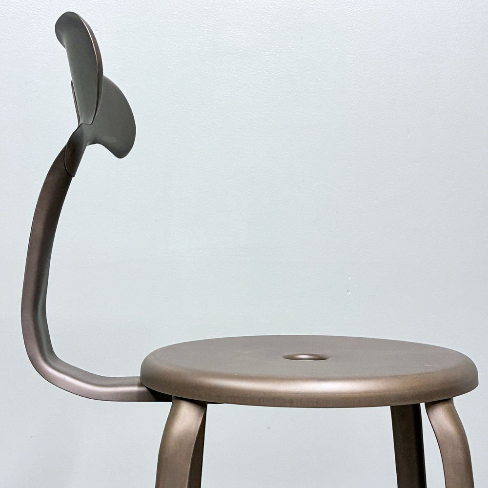 フェールトラヴァイユ FER TRAVAIL ニコルチェア NICOLLE Chair SH45cm ダイニングチェア スチール マットクリア仕上げ 別注モデル インダストリアル フランス B ◎