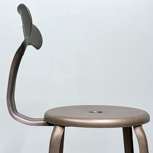 フェールトラヴァイユ FER TRAVAIL ニコルチェア NICOLLE Chair SH45cm ダイニングチェア スチール マットクリア仕上げ 別注モデル インダストリアル フランス B ◎