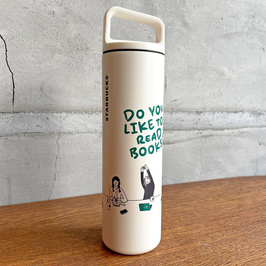 スターバックス Starbucks × ペンギンランダムハウス Penguin Random House ワイドマウスボトル Wide Mouth Bottle ステンレスボトル 水筒 591ml 韓国限定 MiiR製 ♪
