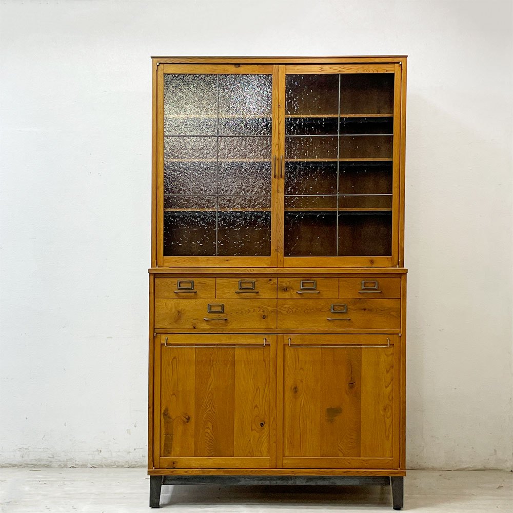 トラックファニチャー TRUCK FURNITURE ガット カップボード GATTO CUPBOARD オーク無垢材 キッチンボード 食器棚 W120 定価：￥649,000- ●
