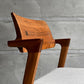 冨士ファニチア FUJI FURNITURE コティ Koti アームレスチェア ウォールナット材 カバーリング ファブリック ハーフアーム 北欧スタイル D04520N 定価￥117,700～ A ♪