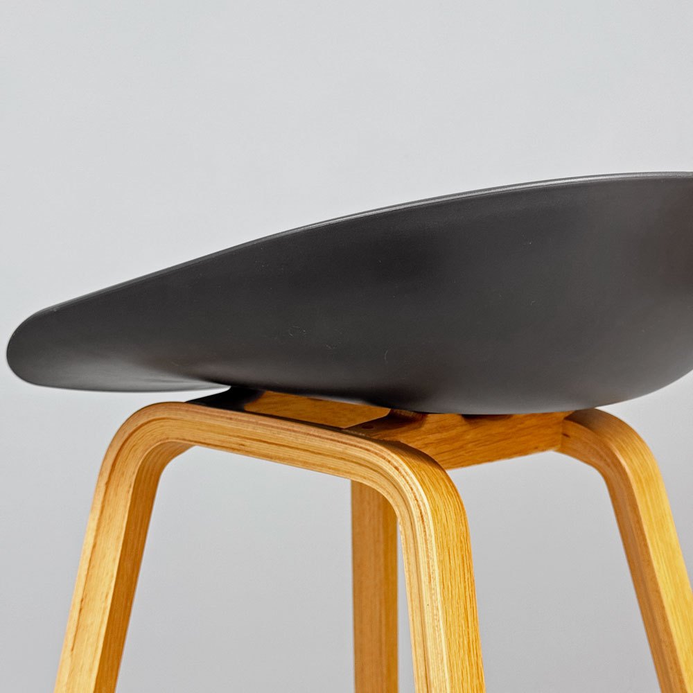 ヘイ HAY アバウトアスツール About a stool ブラック AAS32 LOW H75㎝ ハイスツール カウンターチェア 北欧モダン デンマーク ◎
