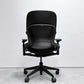 スチールケース Steelcase リープチェア Leap デスクチェア エルゴノミクスチェア 高機能チェア キャスター付き ファブリック ブラック ●
