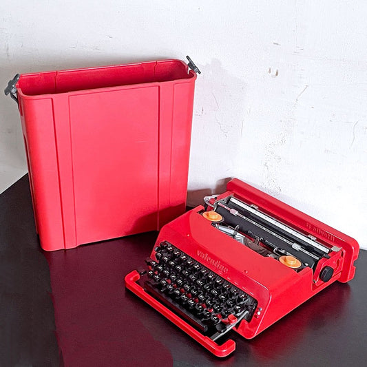 オリベッティ olivetti バレンタイン Valentine タイプライター 赤いバケツ エットーレ・ソットサス Ettore Sottsass スペイン製 MoMA イタリア ■